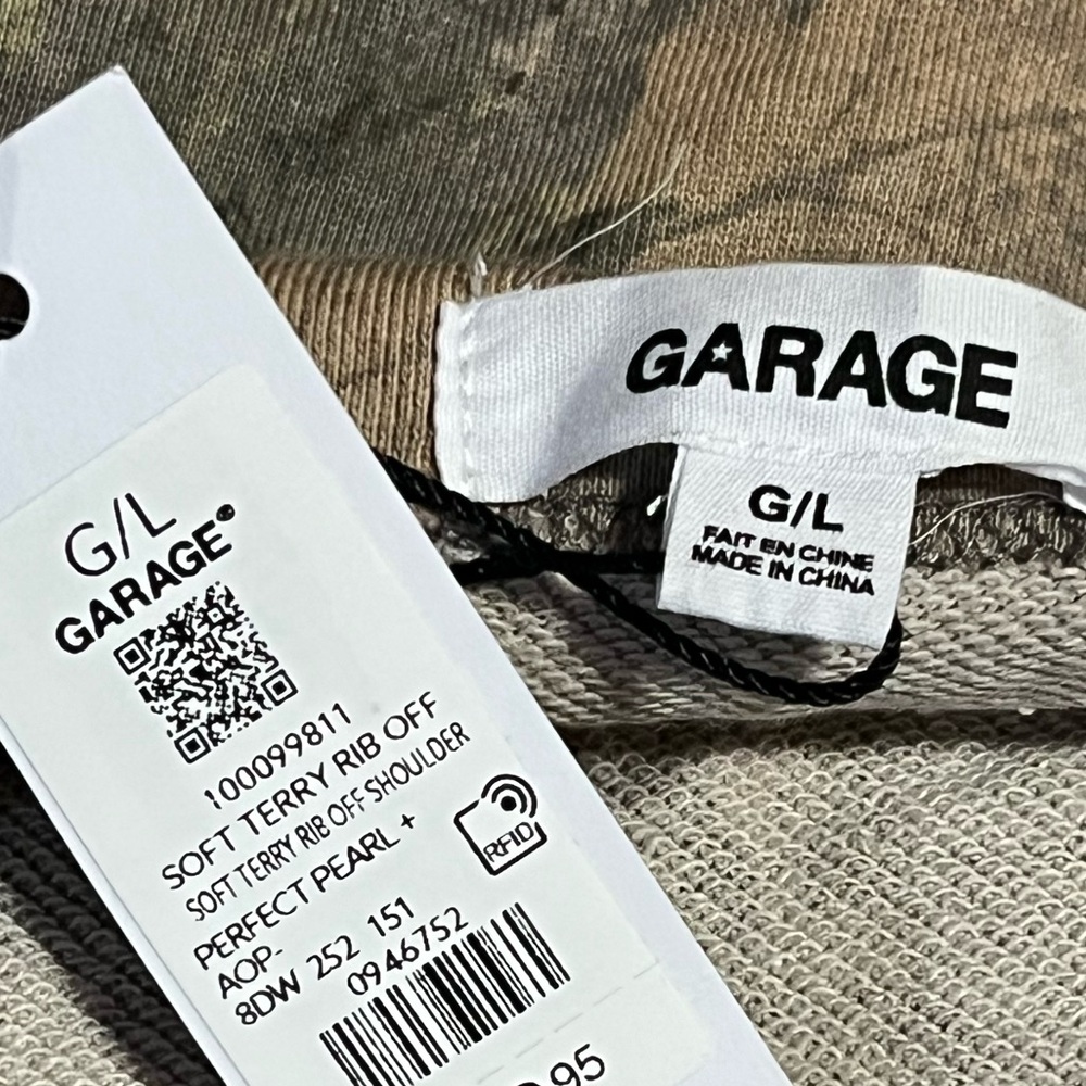 Garage - SoftTerry Rib Off Shoulder Sweater - Picture 7 of 7